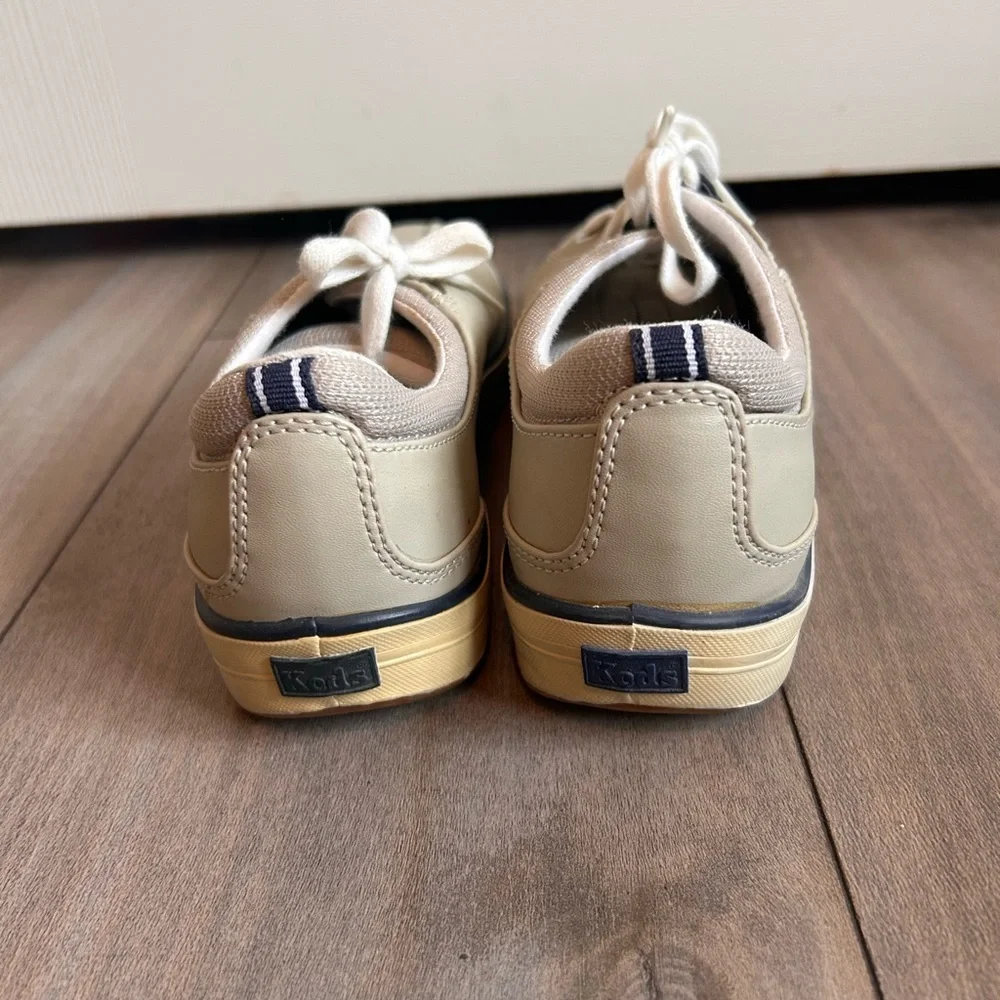 Women’s Keds Spirit Faux Leather Sneakers in taupe/Grey Size 7.5 - Picture 5 of 8